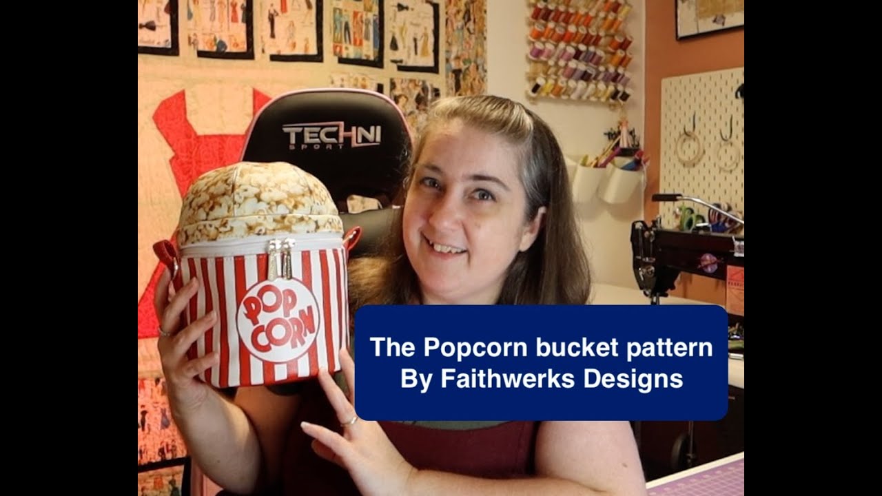 Сумка-ведро для попкорна — новая модель от Faithwerks Designs