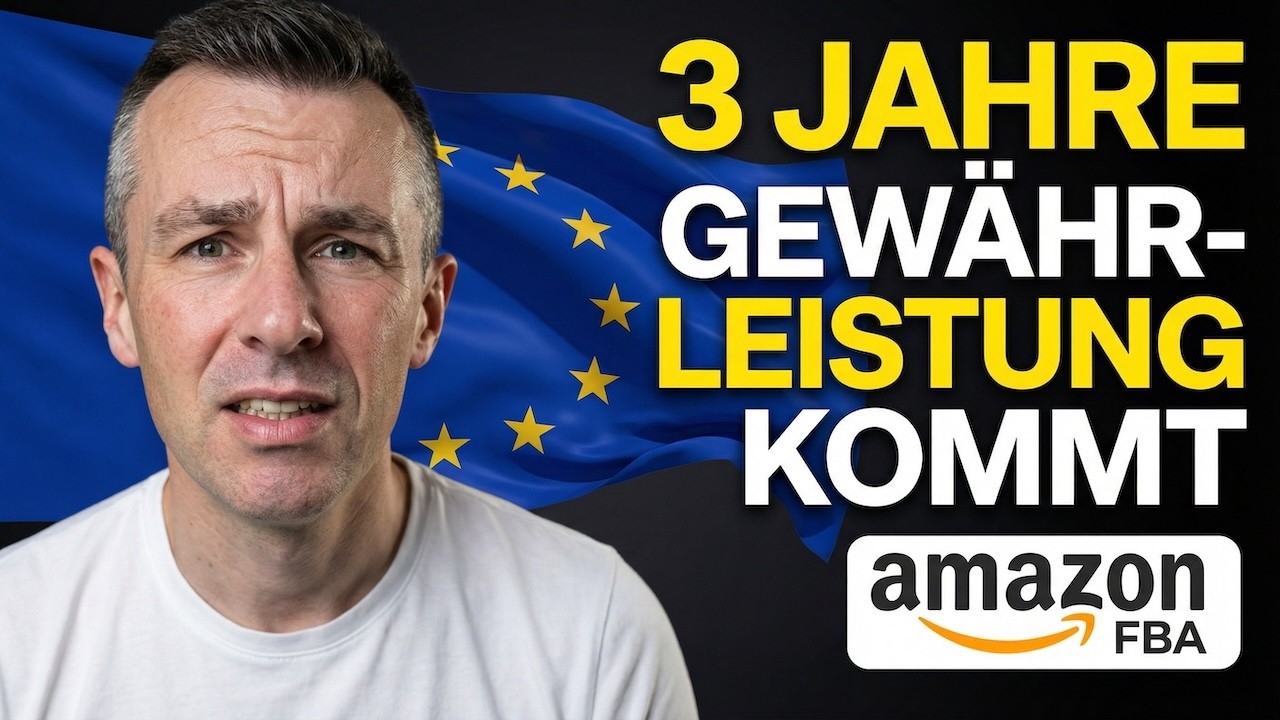EU Gesetz: 3 Jahre Gew&auml;hrleistung ab 2026 f&uuml;r diese Amazon FBA Nischen