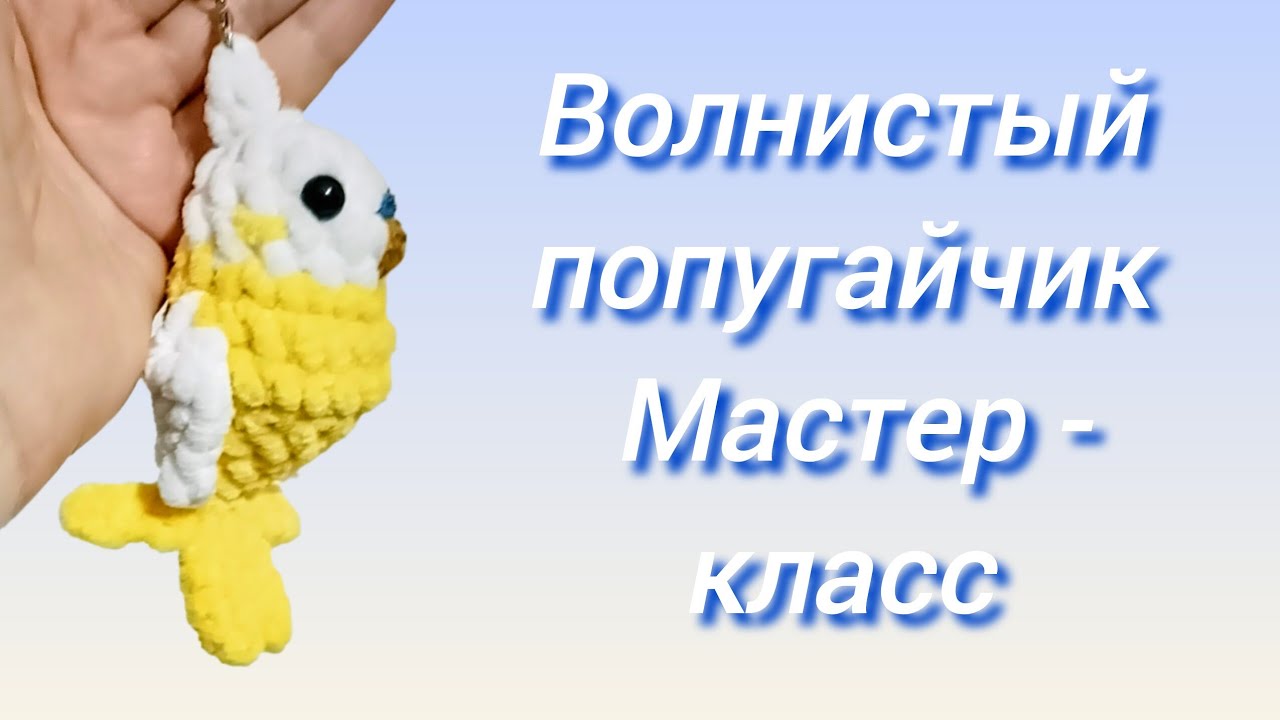 🦜Волнистый попугайчик/ parrot crochet/ Мастер - класс