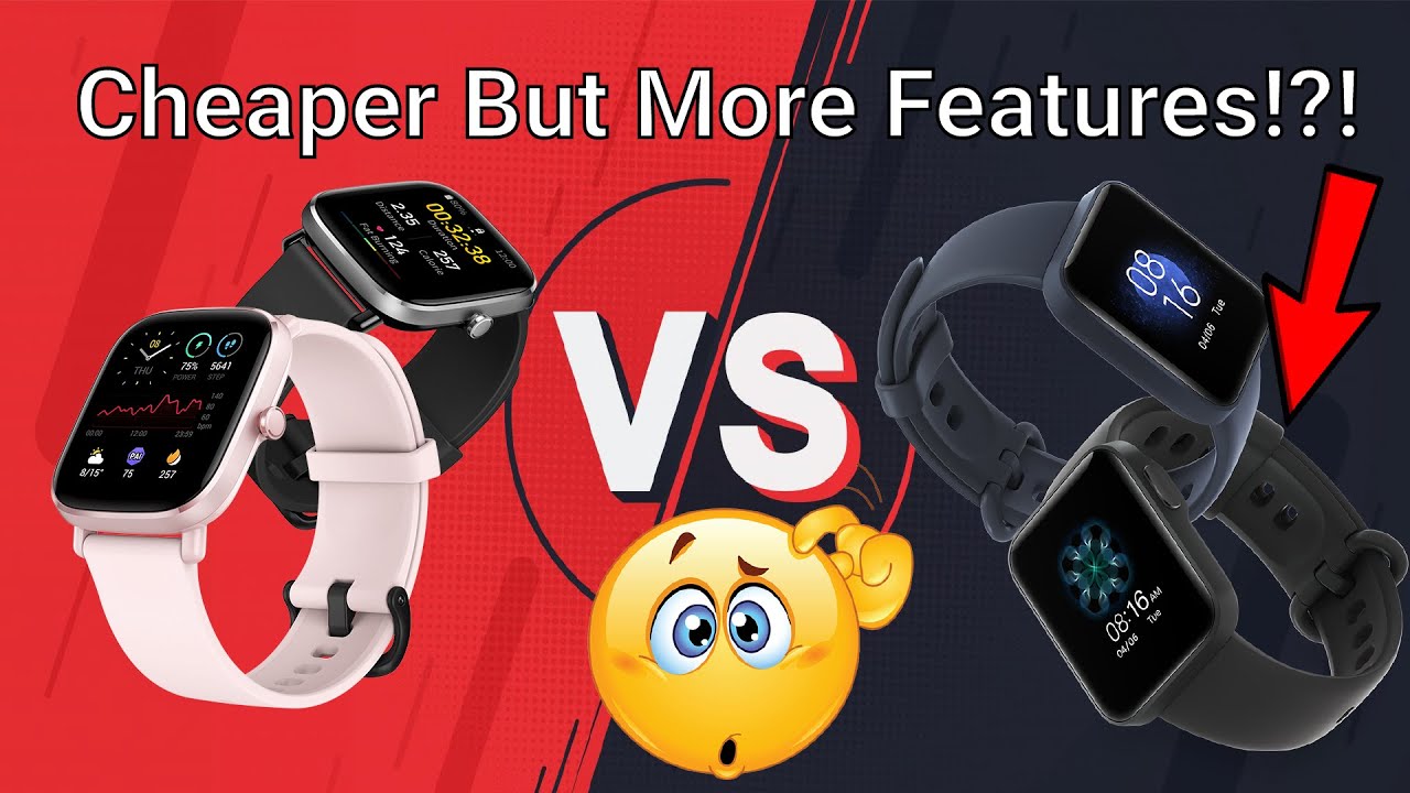 Xiaomi Mi Watch Lite vs Amazfit GTS 2 mini