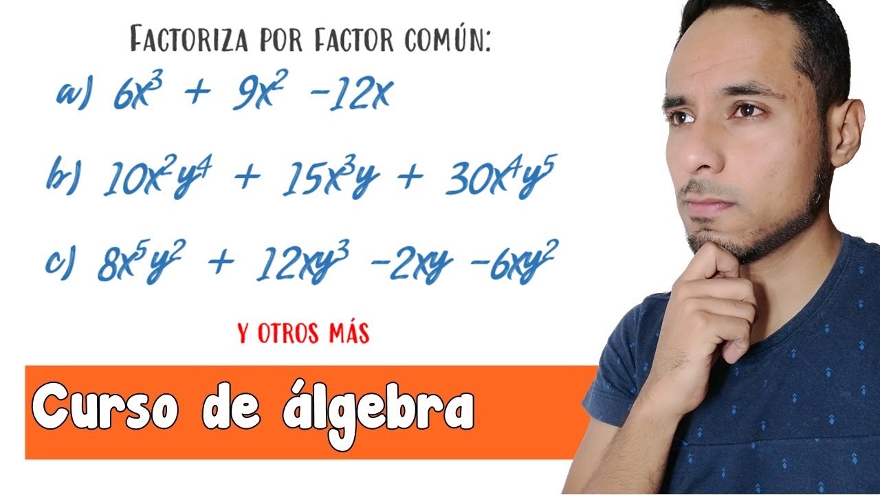 Factorización por factor común | Curso de álgebra | # 14