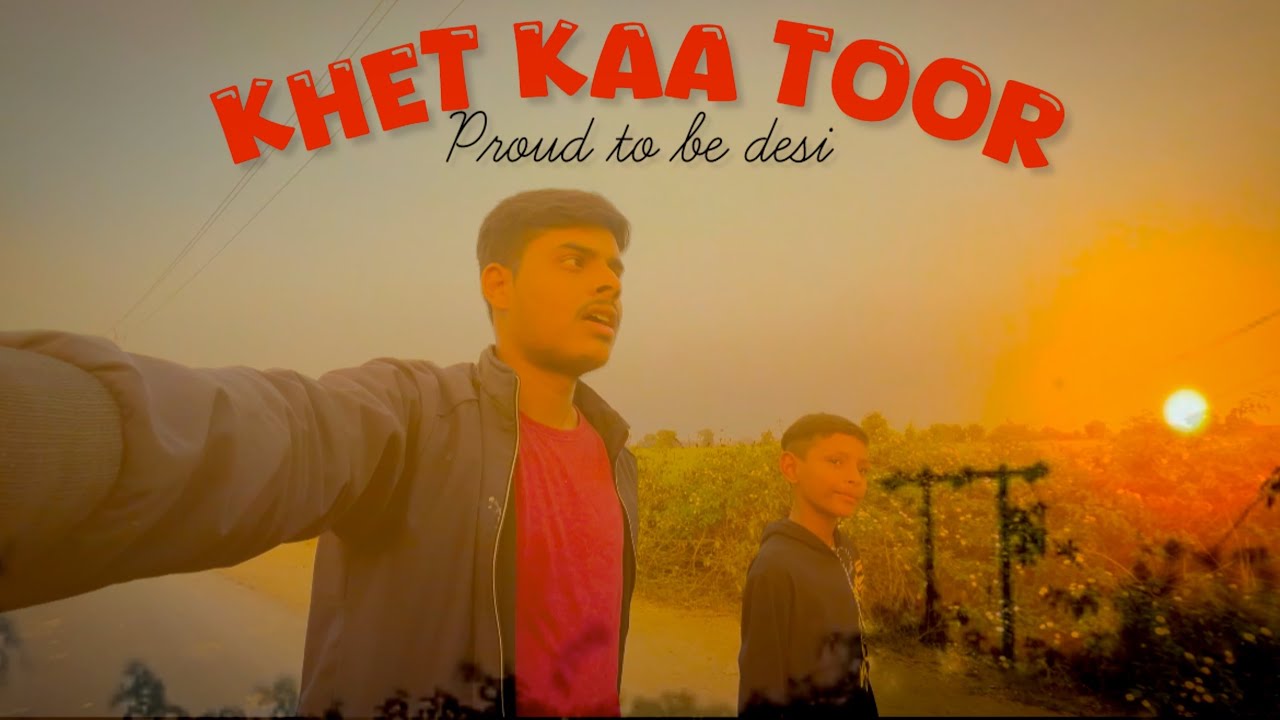 Khet ka toor 😍 (villagers)