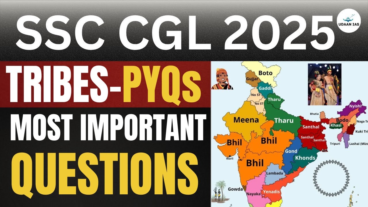 Tribes in India | SSC CGL PYQs & Expected Questions 2025
