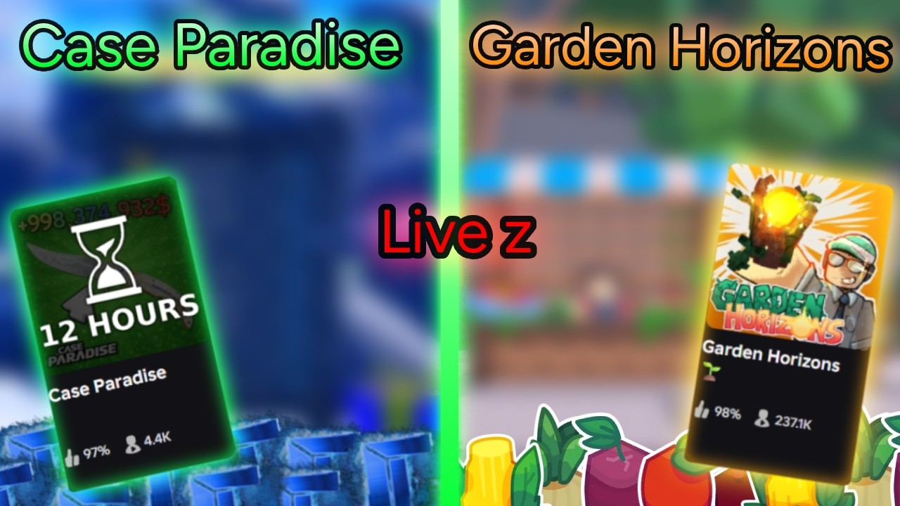 Gram w Case Paradise i Garden Horizons z Widzami