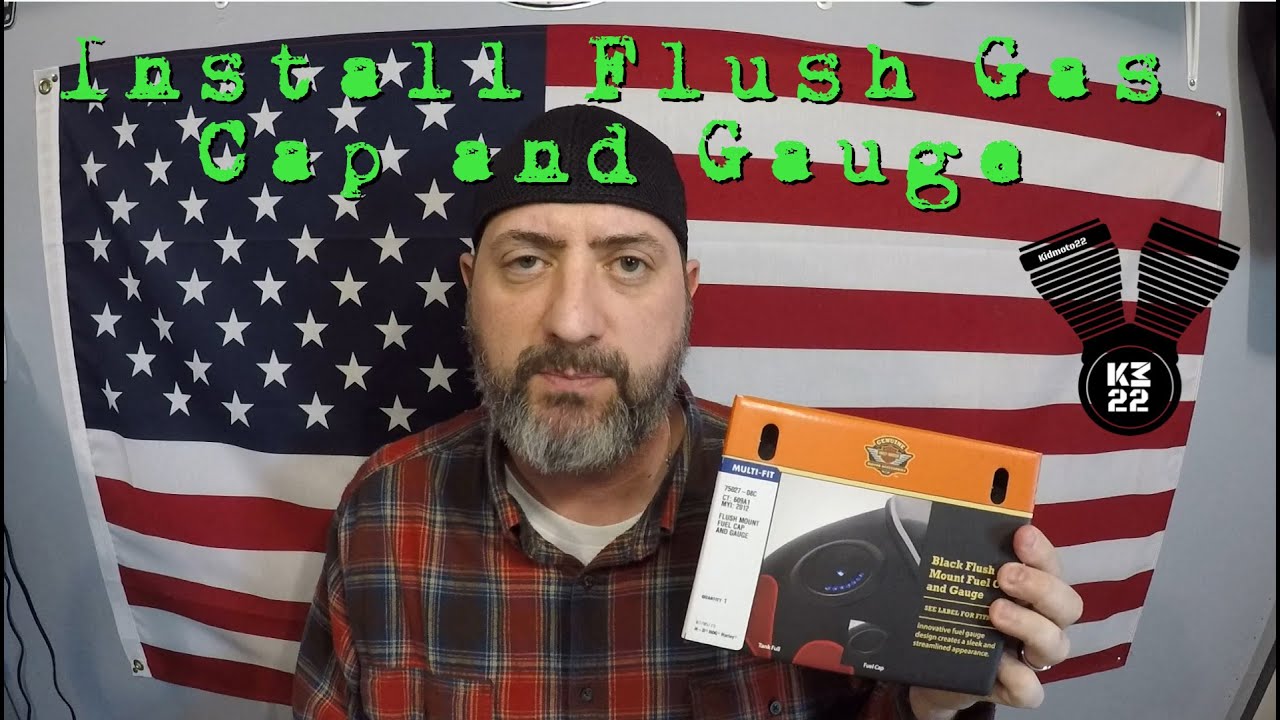 Install Flush Gas Cap and Fuel Gauge on a Road King Special