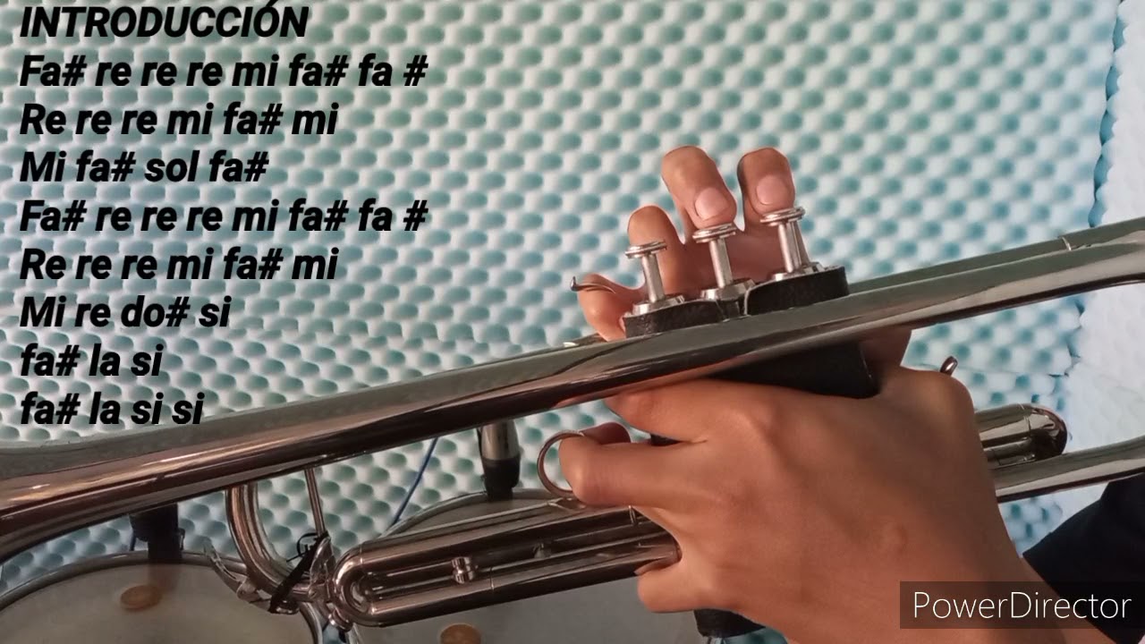 No callaré Miel San Marcos, Tutorial en trompeta