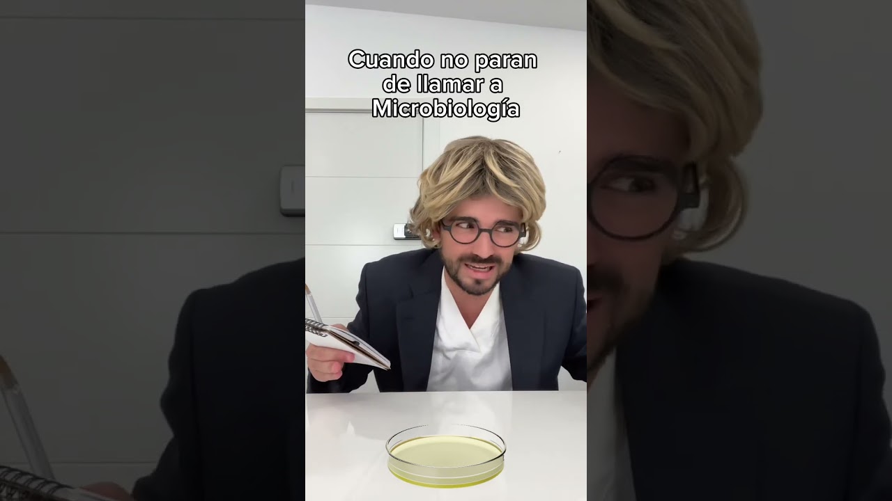Por mucho que llames a Micro, las bacterias no crecen más rápido 🧫🔬 #microhumor #bacterrisas