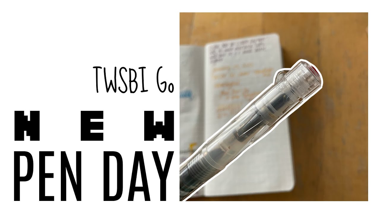 New Pen Day: TWSBI Go M * First Impressions * Fountain Pen for Shimmer Inks?