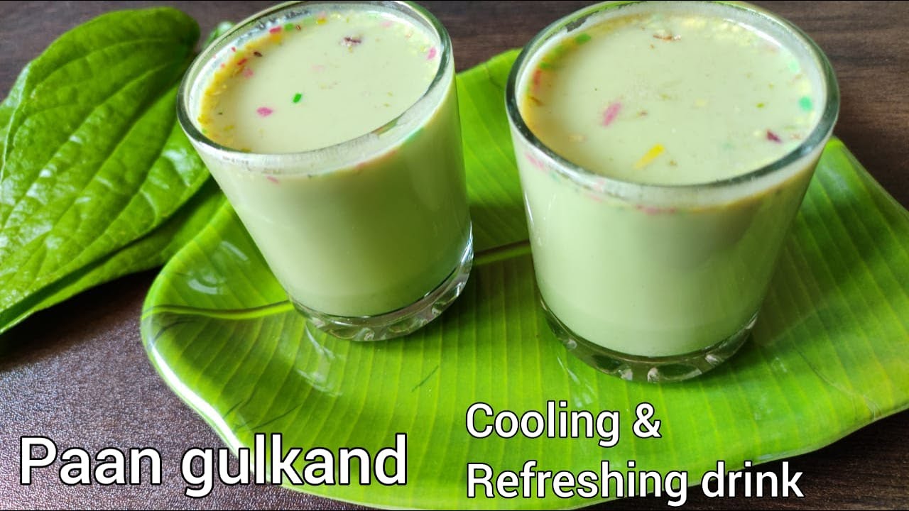 Paan Gulkand Drink Recipe | Refreshing summer drink | Paan Milk Shake