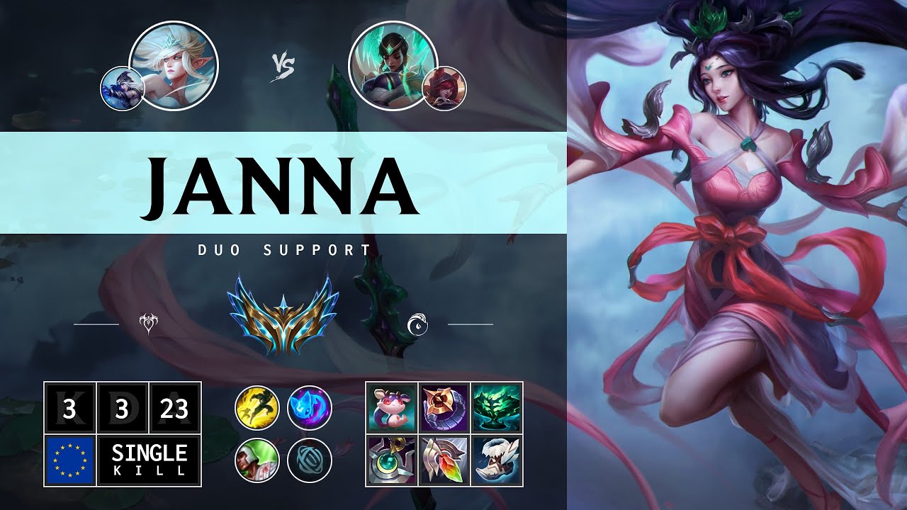 Janna Support vs Karma - EUW Challenger Patch 14.14
