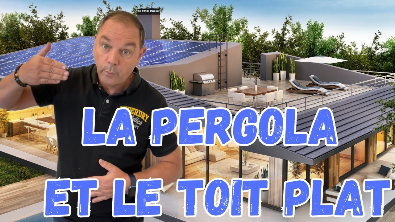 LA PERGOLA BIOCLIMATIQUE VUE DU DU CIEL  