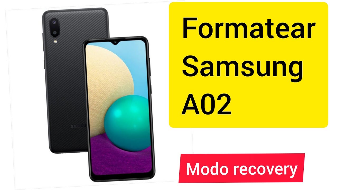 como formatear celular samsung a02 [ eliminar patron ]