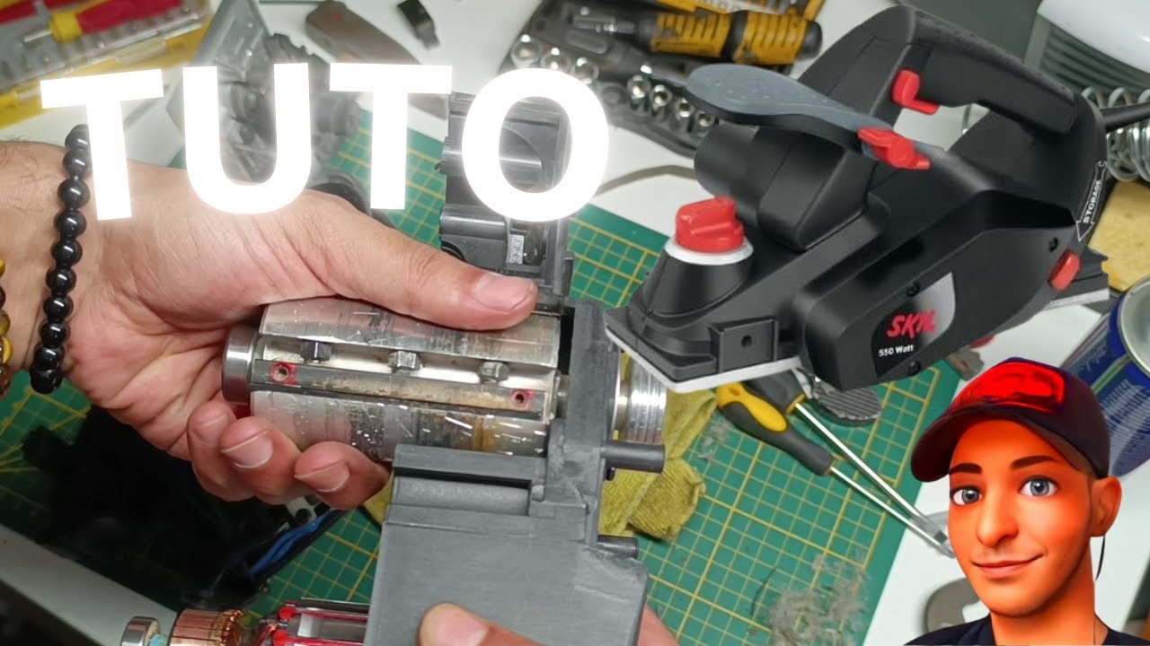 Démontage et Réparation d'une Raboteuse Électrique SKIL 550 W