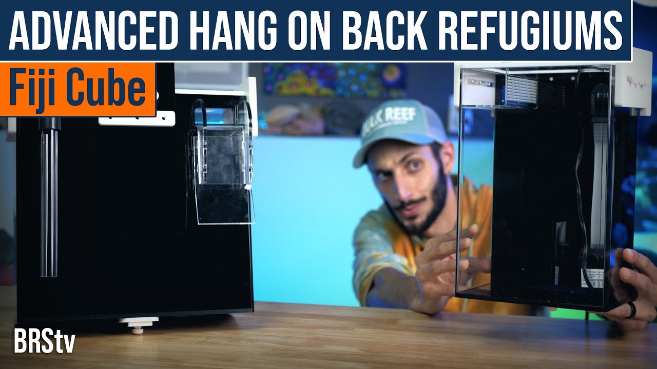 Dedicated Space for Dosing Tubes, Aquarium Probes and More! - Fiji Cube Advanced Hang On Refugiums