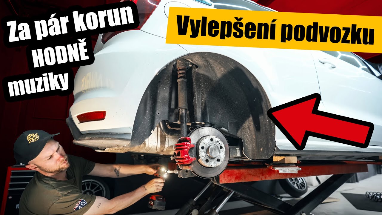 Za pár korun hodně muziky | Vylepšení podvozku 🏁 VW Polo GTI 6C ep.4