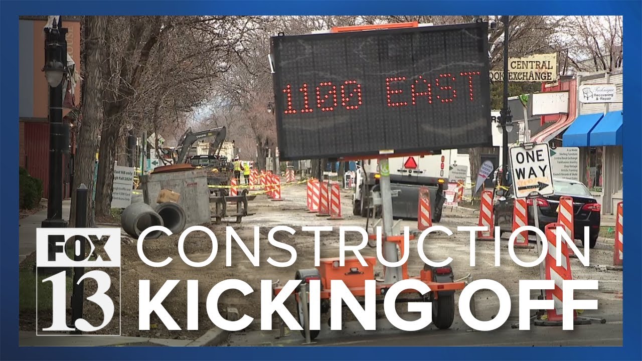 Salt Lake City kicks off construction to redesign 2100 South in Sugar House