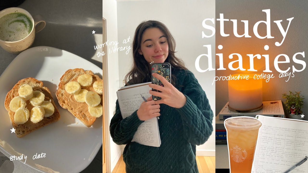 study diaries | going to classes, working at the library and study date