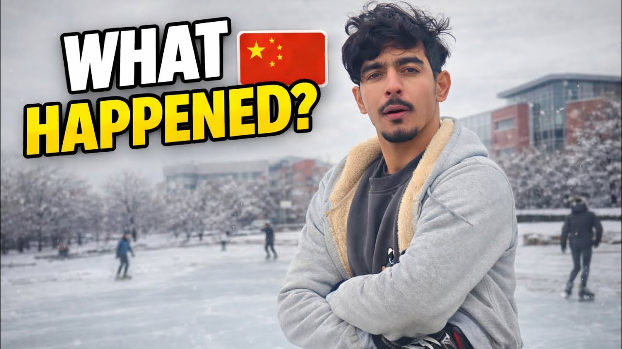 What Happened When We Skated on Campus? 😄 | Moments with Amjid 🇨🇳 
