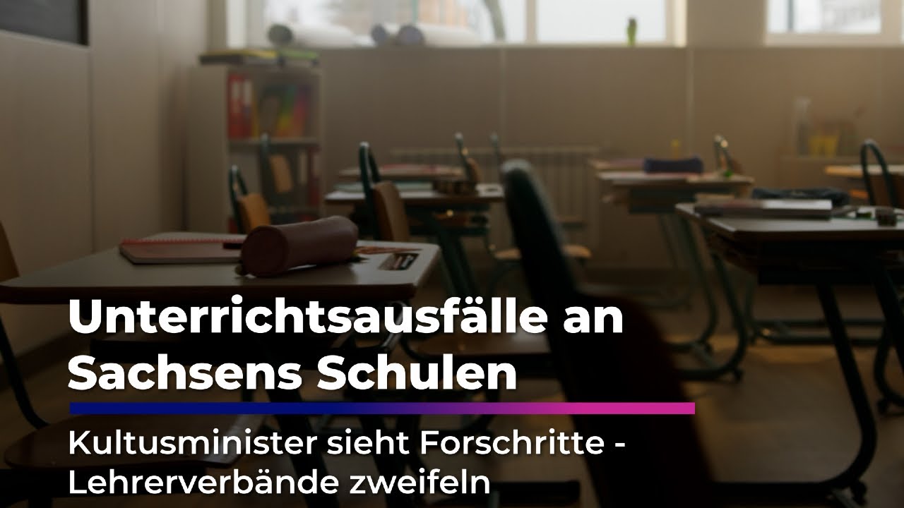 Neue Zahlen zum Unterrichtsausfall: Wie gut wirkt das Ma&szlig;nahmenpaket? | Sachsen Fernsehen