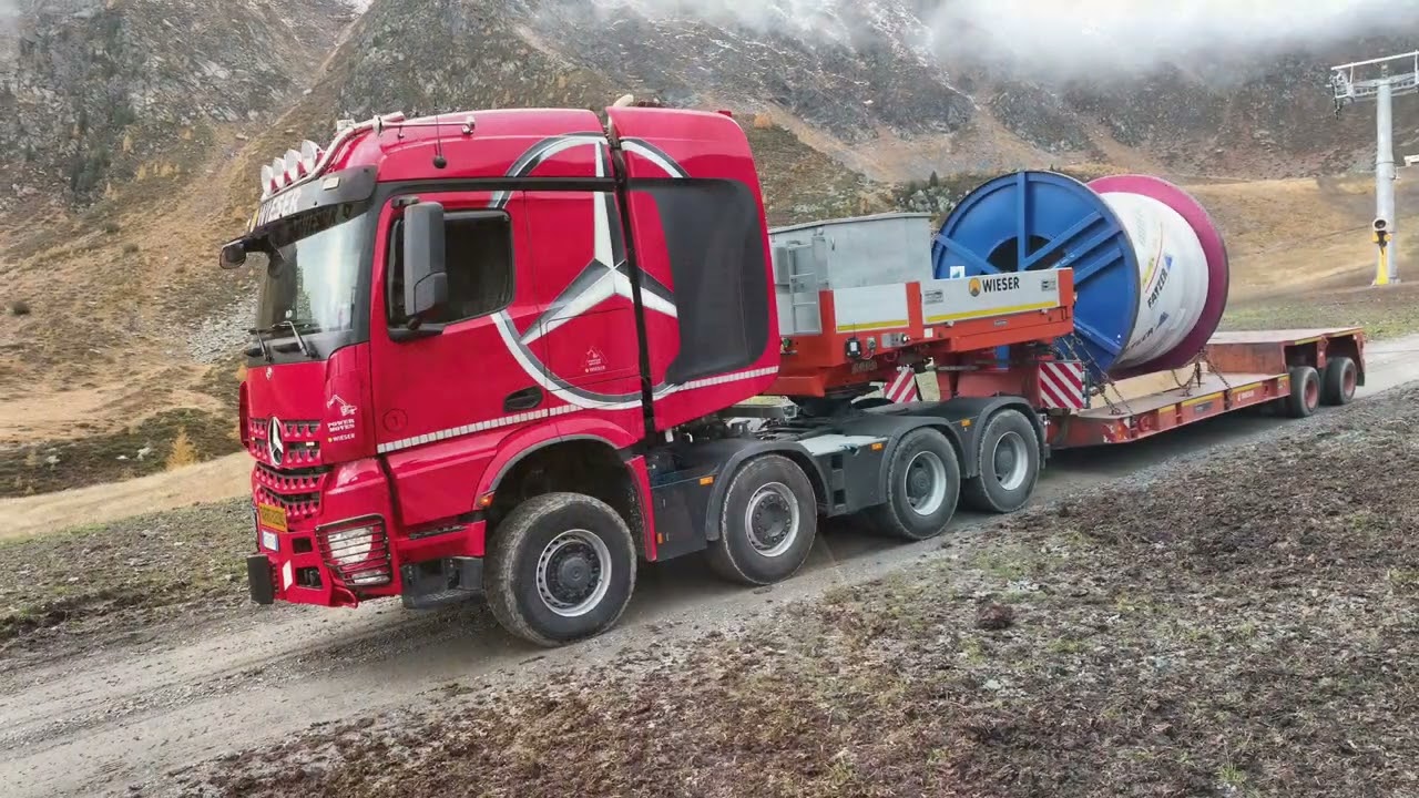 Speikboden - Transport Förderseil - Gemeinde Sand in Taufers - Oktober 2022 - Südtirol - Ahrntal