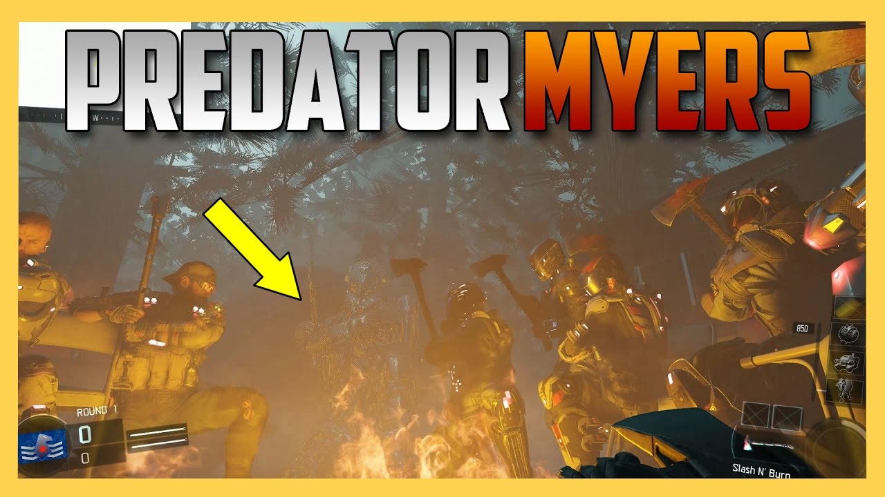 PREDATOR MYERS! - Unlimited Camo Michael Myers match in Black Ops 3 Mod Tools | Swiftor