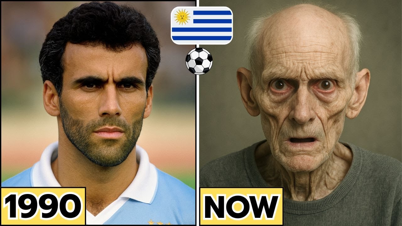 Uruguay 🇺🇾 World Cup 1990 Squad – Then and Now