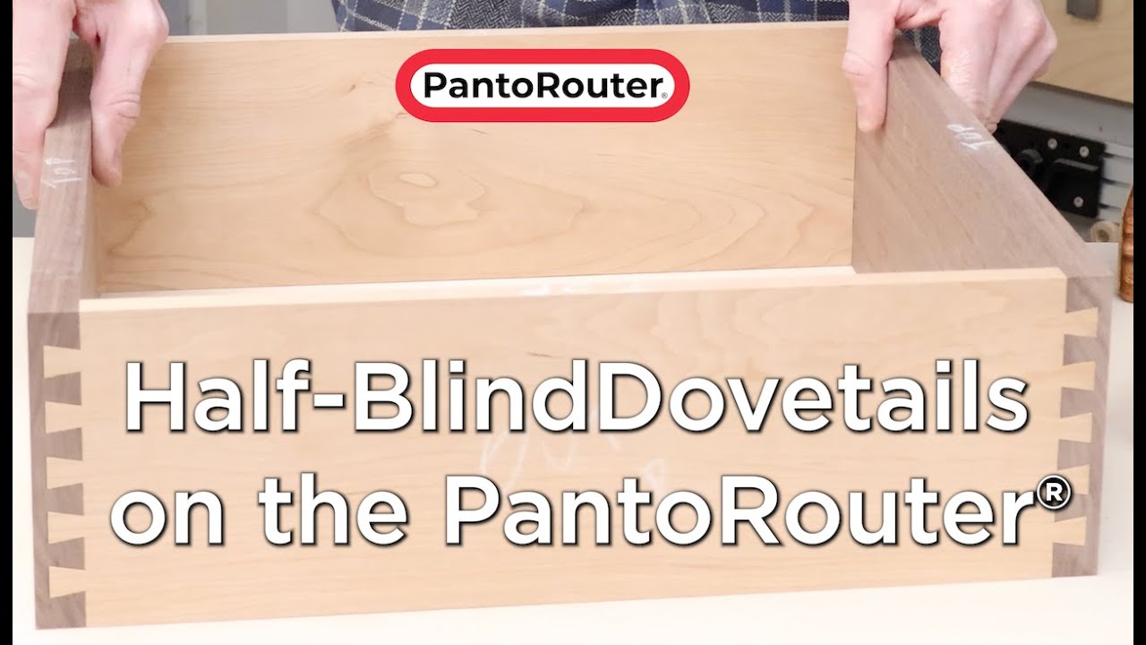 Полупотайные соединения &laquo;ласточкин хвост&raquo; на PantoRouter&reg;