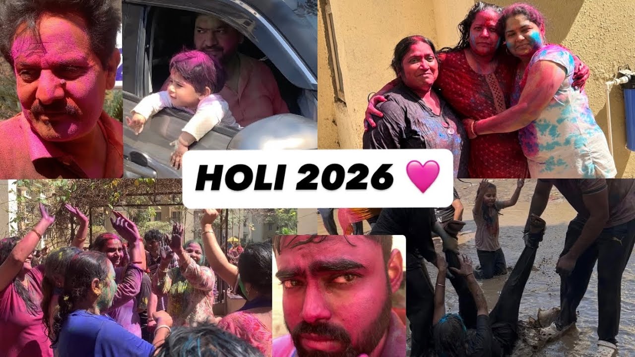 Bhang Peene Ke Baad Jo Hua 😳 | Happy Holi 2026 Vlog | part 2 | Society Went Crazy 😂