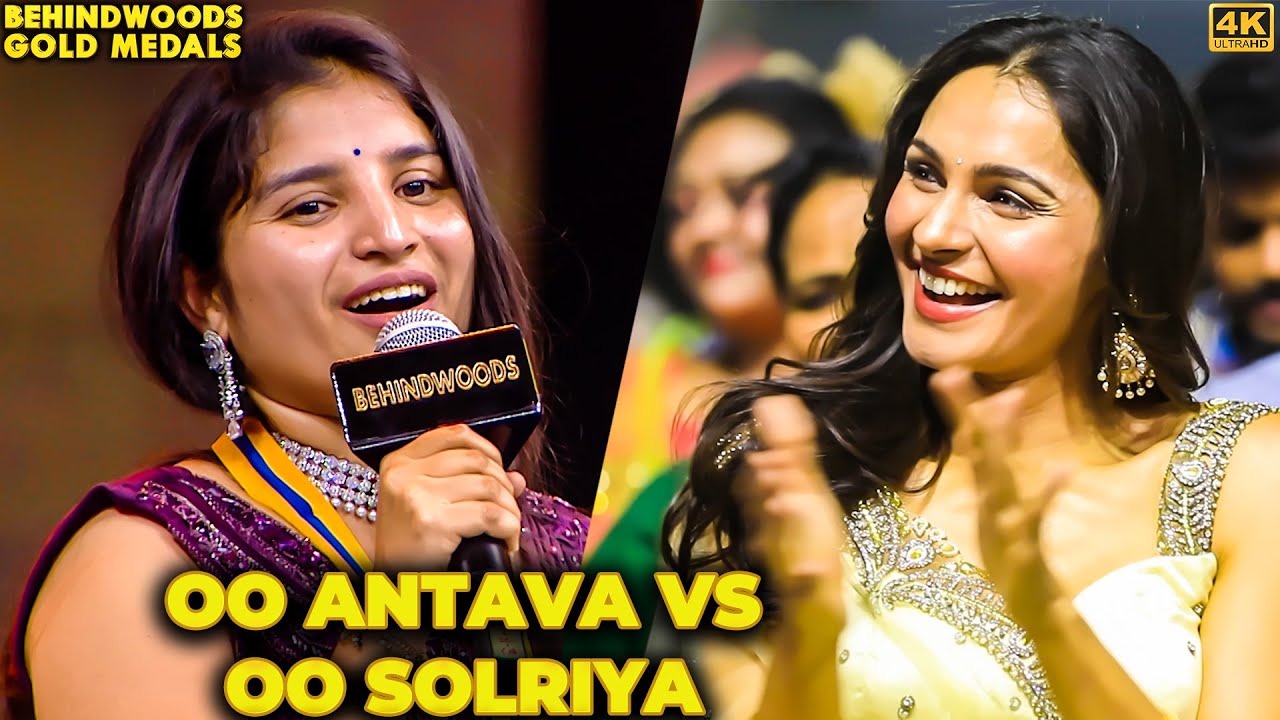 1st Time Oo Solriya பாடிய Oo Antava Singer😱மிரண்டு போன Andrea🔥 Indravati கூட சேந்து பாடிய 25000 Fans