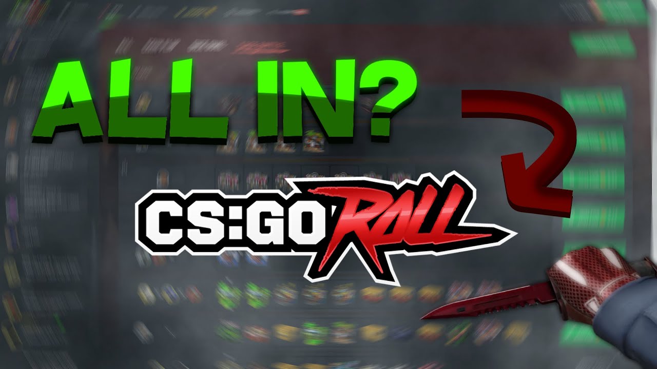 ŽAIDŽAIM CSGOROLL'Ą! ALL IN? LAIMĖJOM?