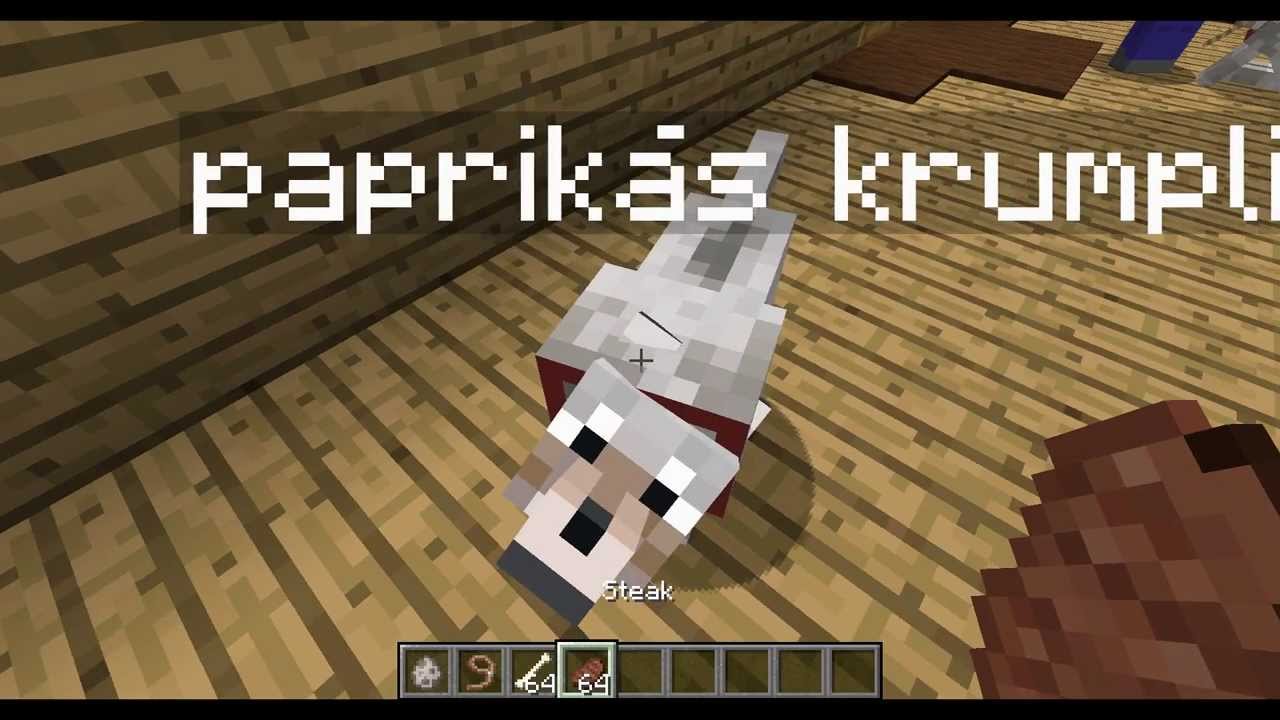 Minecraft Nikivel a házunk