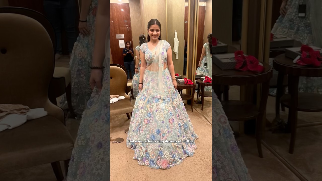 Finally got my dream lehenga for my engagement 