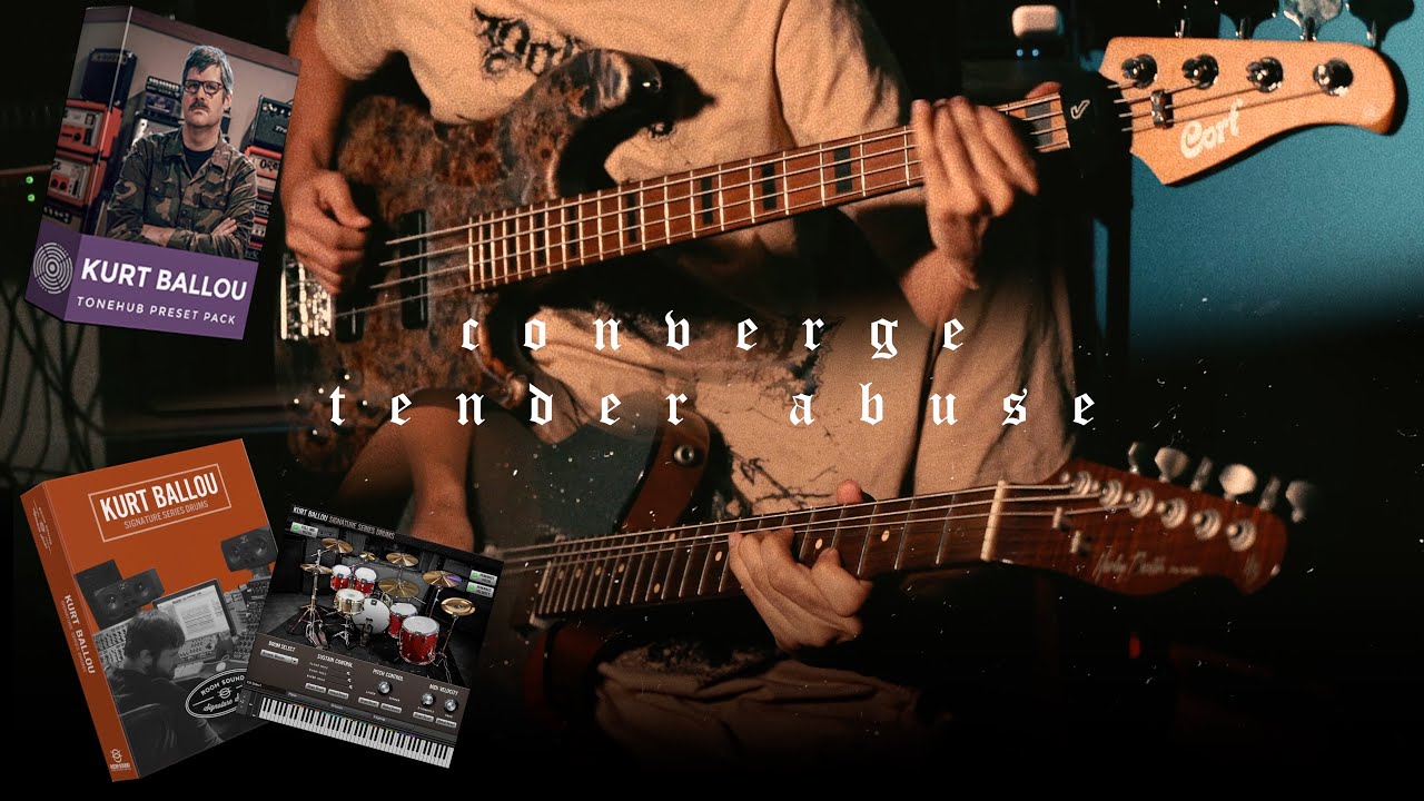 CONVERGE | Tender Abuse | Guitar & Bass Cover w/ Kurt Ballou's Room Sound Drum Library & STL Tonehub