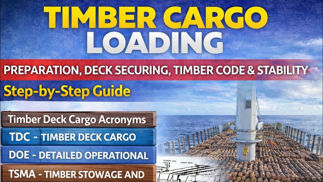 Timber Loading & Lashing Part 2 Timber Load Line, Safety & Voyage Practices