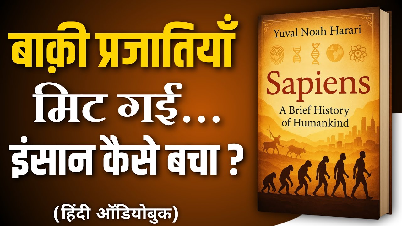 Sapiens by Yuval Noah Harari | A Brief History of Humankind | Book Summary in Hindi