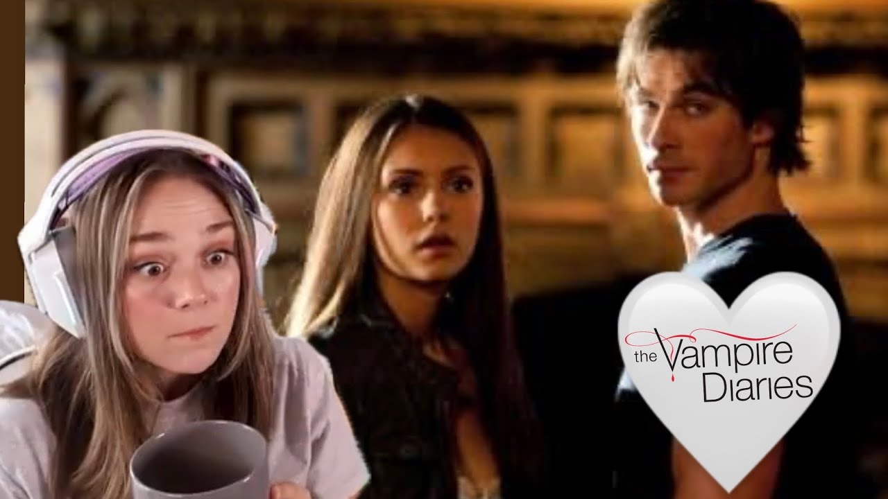 WATCHING VAMPIRE DIARIES FOR THE FIRST TIME | Reacting to Season 1 Episode 1-3