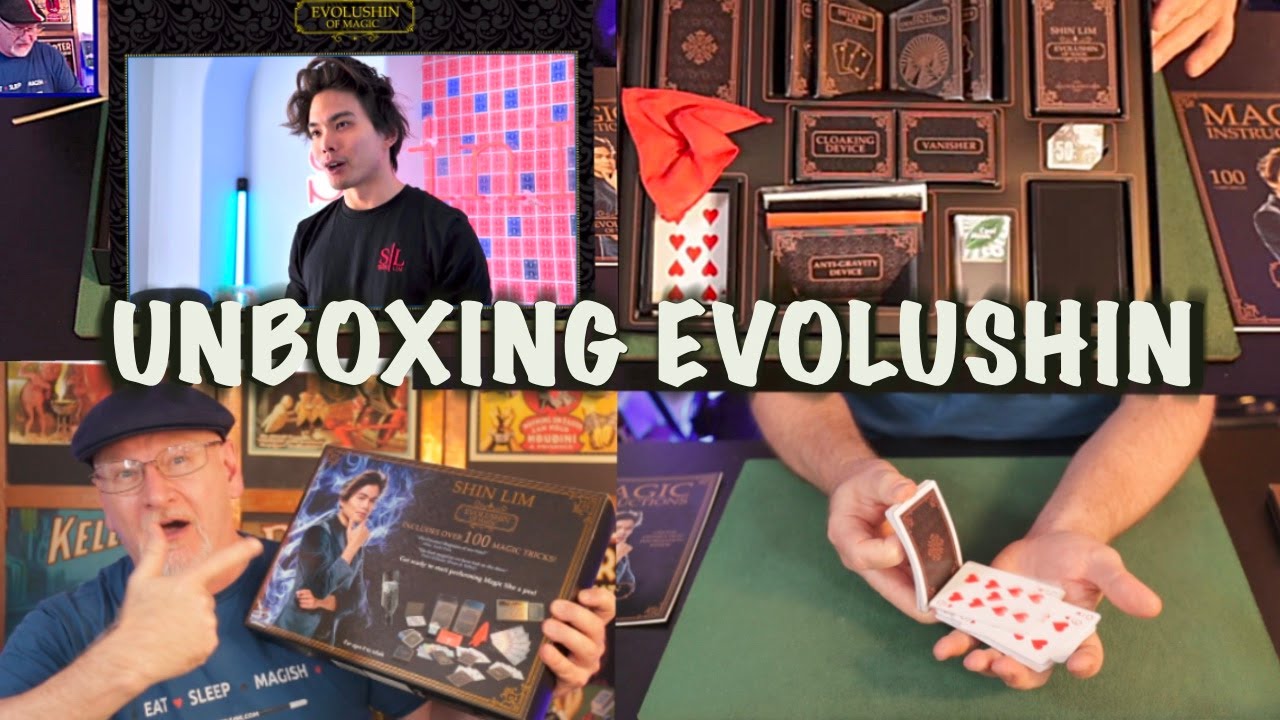 EVOLUSHIN is Shin Lim's Magic Kit! Unboxing & Demonstrations!