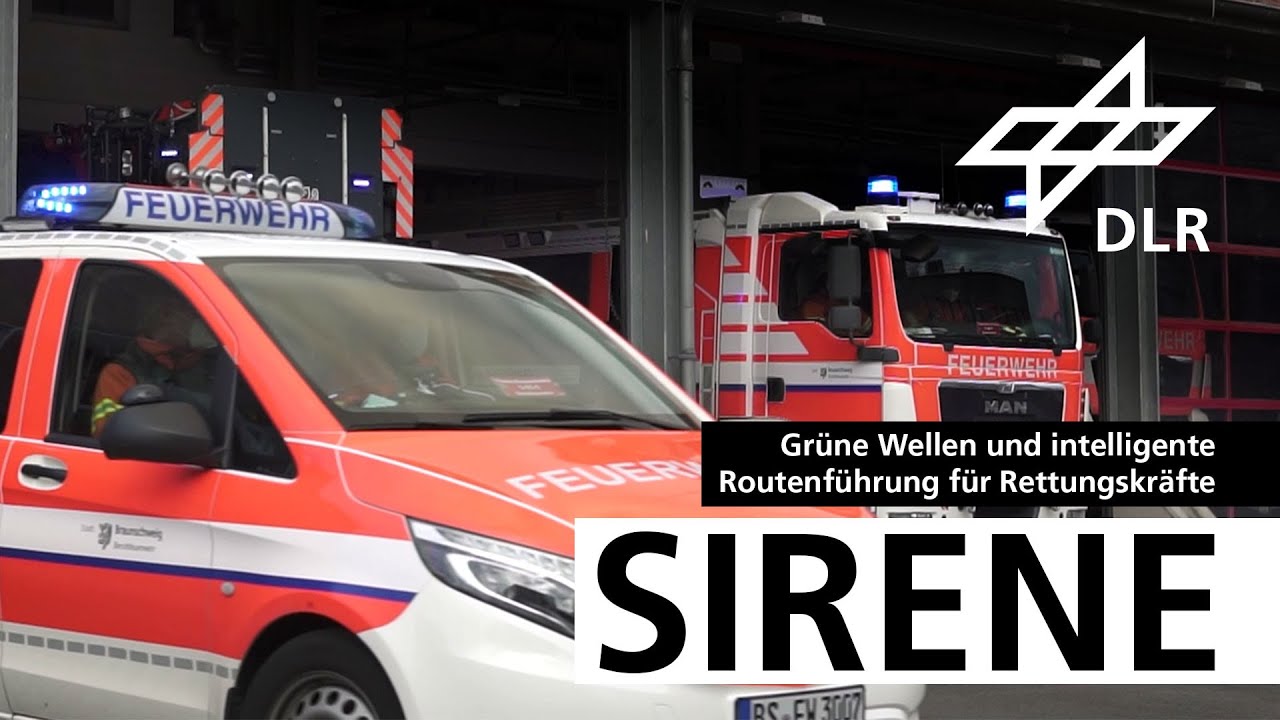 SIRENE: Grüne Wellen und intelligente Routenführung für Rettungskräfte