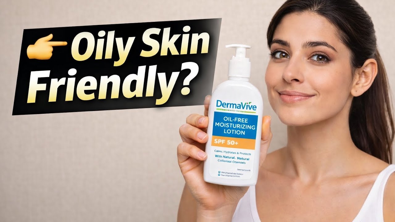 DermaVive Oil-Free SPF Lotion Review | Worth It for Oily & Sensitive Skin?
