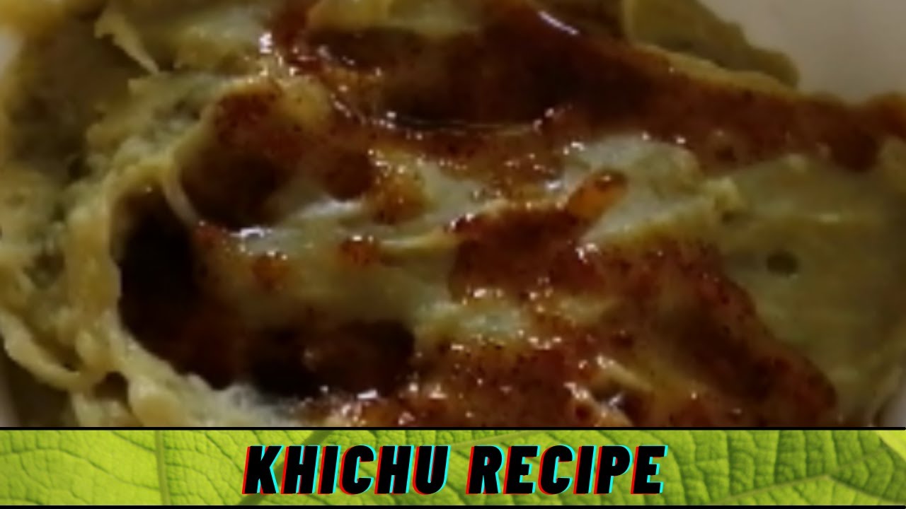 Khichi | Khichu | Khichiyu | Rice and Mung Bean Flour Dumplings | ખીચી | Recipe by The Gujarati Chef