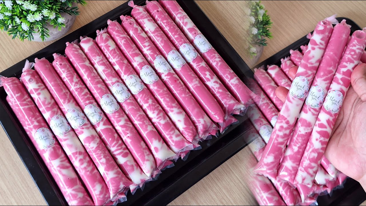 TIPS SUPAYA ES MAMBO LEMBUT, TIDAK MENGKRISTAL/BERKACA.. RESEP ES MAMBO RED VELVET CREAM CHEESE