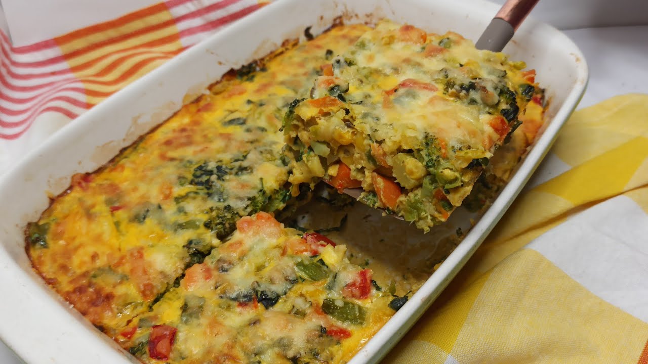 ¡BUDÍN DE VERDURAS🥕🥦! Receta Económica y Deliciosa |Te Encantará|