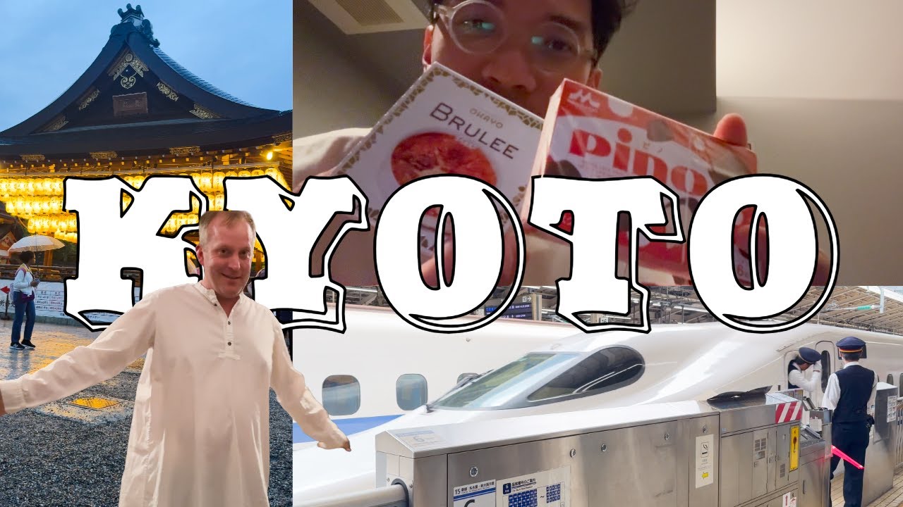 Kyoto Vlog: Tokyo station, Bullet train, Kyoto walking tour, Gion district, Geisha, 7/11 viral food