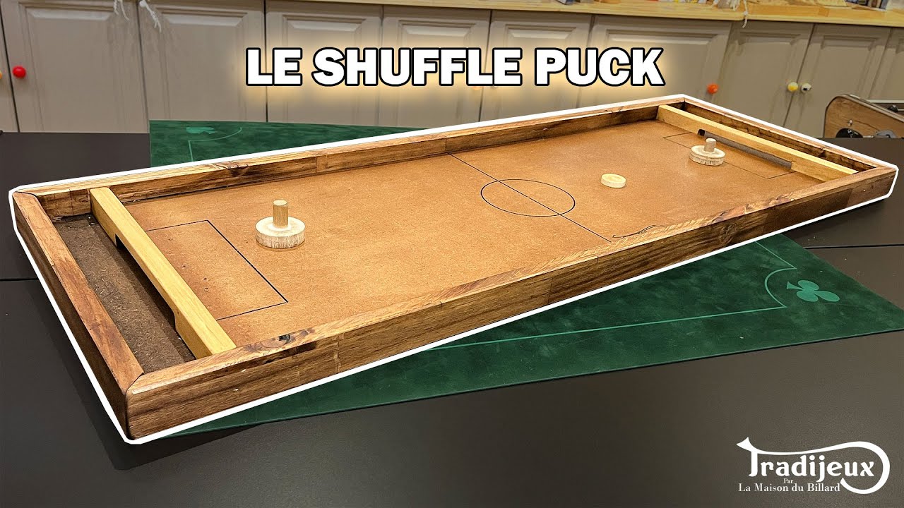 SHUFFLE PUCK  : Le jeu familial en bois 2 joueurs