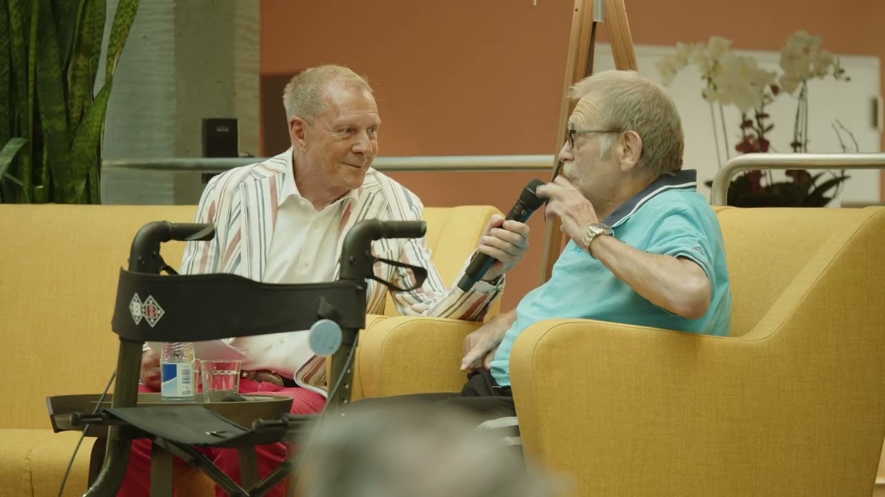 Kurt Aeschbacher zu Gast im Alterszentrum St. Bernhard in Wettingen am 12. Juni 2022
