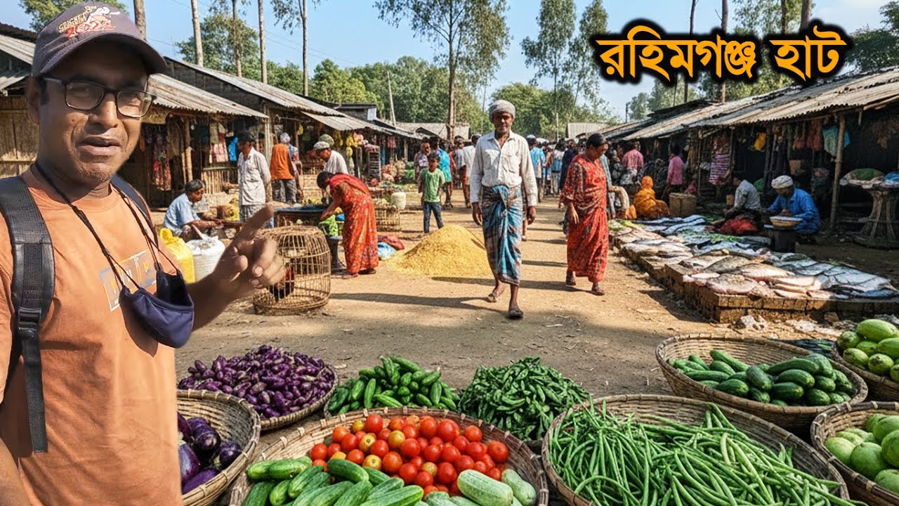 অঘ্রানের বিকেলে চরের প্রকৃতি ও অপরূপ গ্রামীণ হাট| ​Bangladesh Rural Market Documentary