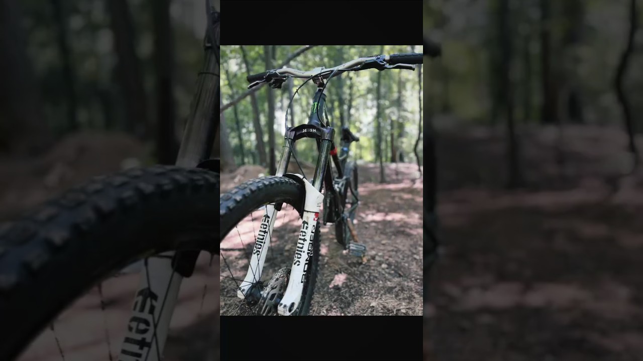 ⚡My Freeride bike ⚡#bike #forest #sesh #marzochii #chromag #giant #blackrider #darkbike