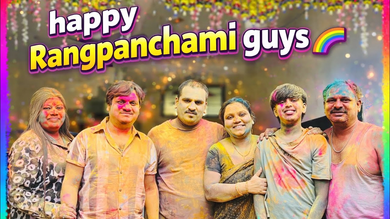 Happy Rang Panchami guys❤️|daily vlogs day 66✨|#rangpanchami #indore #holi #dailyvlog 