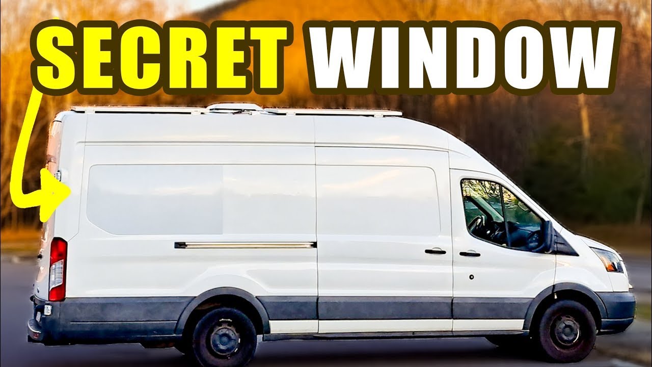 How to Hide a Huge Van Window - STEALTH VANLIFE