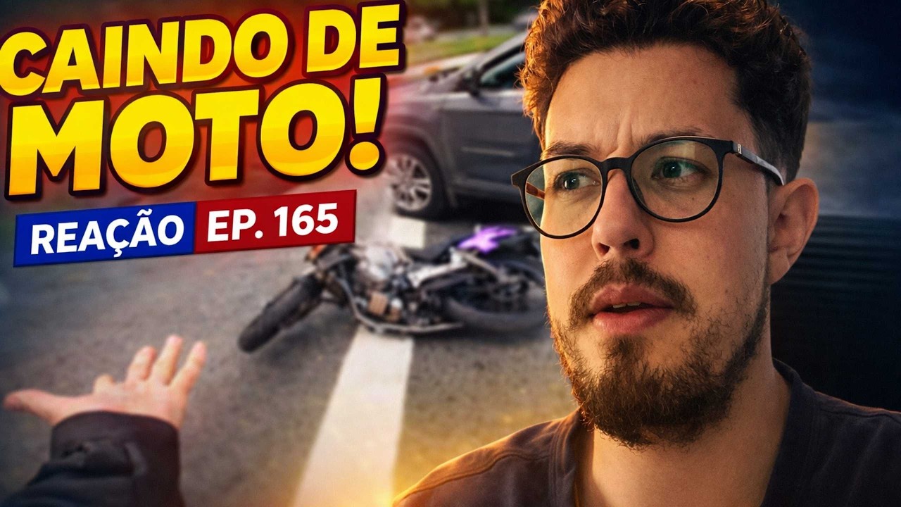 REACT - QUEDAS DE MOTO (EP. 165)